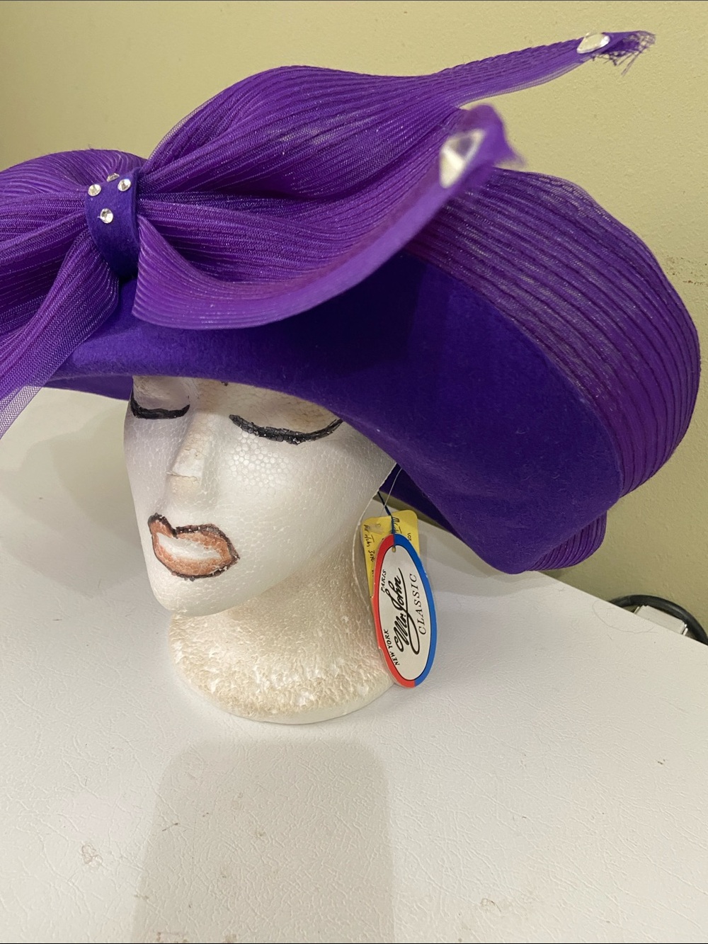 NWT Beautiful Dress Hat / Church Hat by Mr. John N Y - Picture 5 of 9